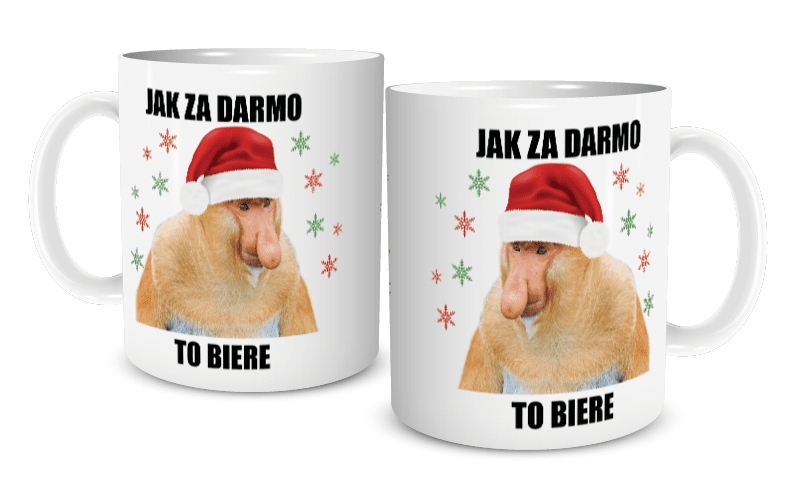 

Kubek Świąteczny Nosacz Jak Za Darmo To Biere