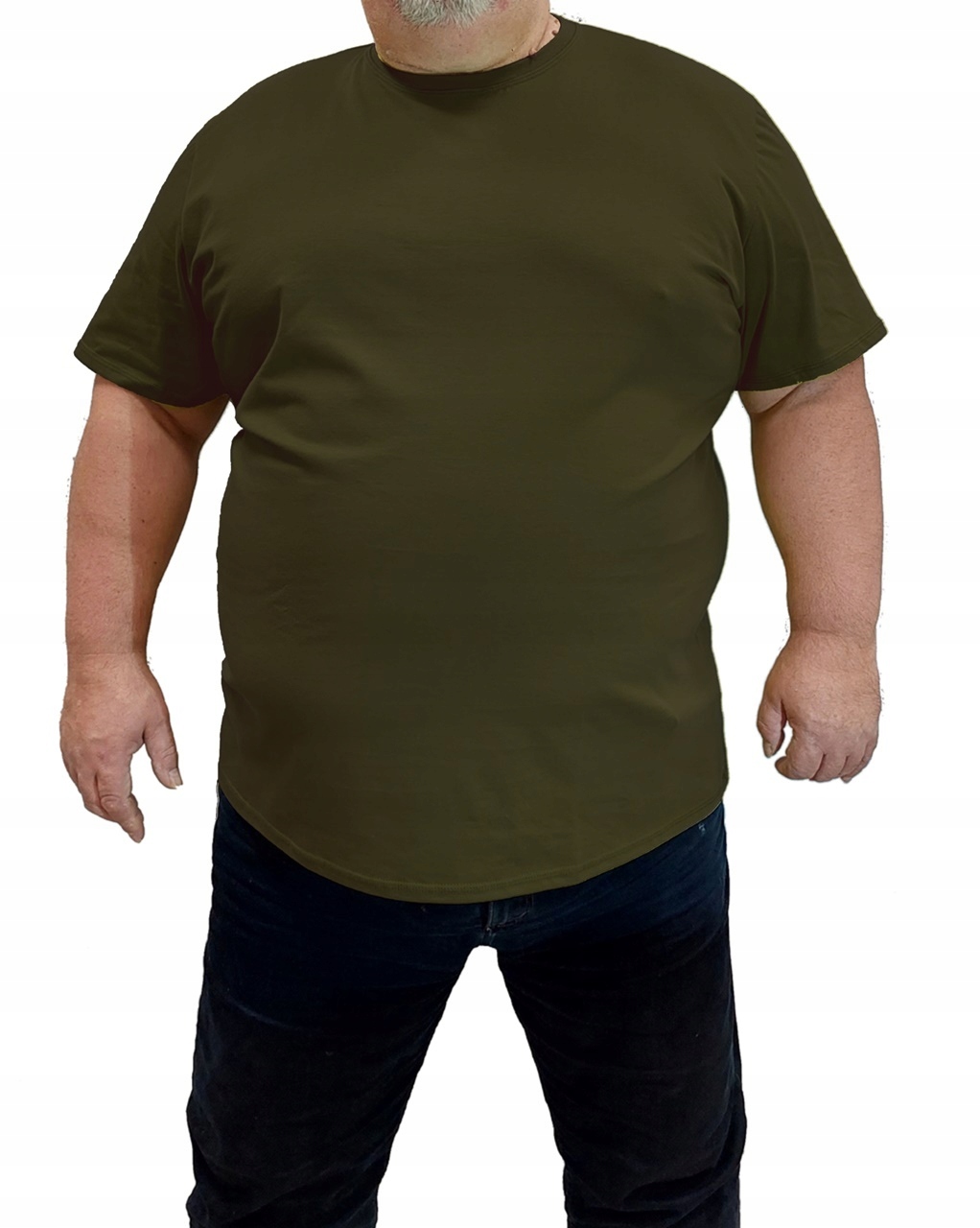 

T-shirt Koszulka Ciemne Khaki 4XL Bawełna