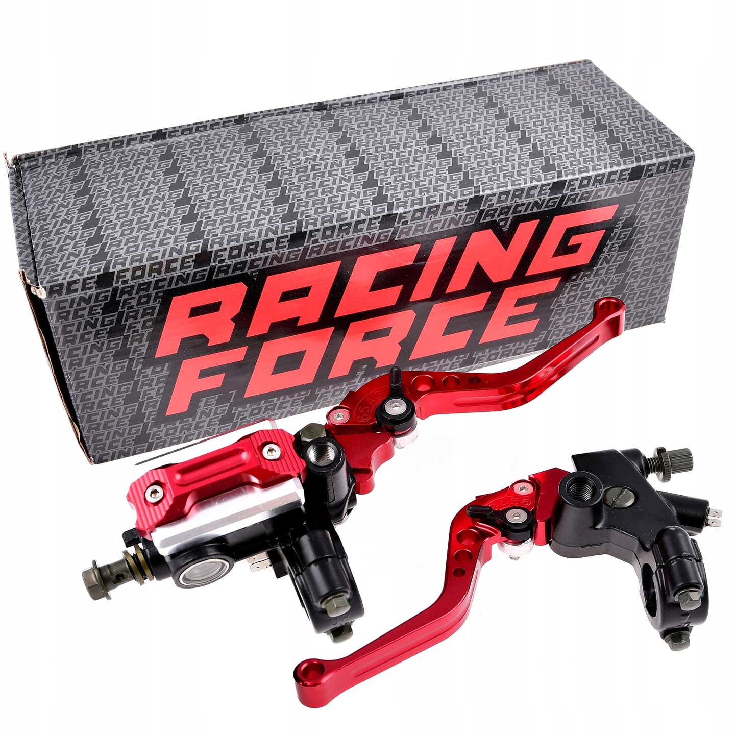 Dźwignie Klamki Hamulca Sprzęgła Czerwone Pompa