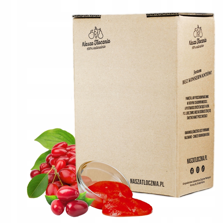 Protlak z derenia složka smoothie zmrzlina 100% Dřín jedlý bez cukru 3kg