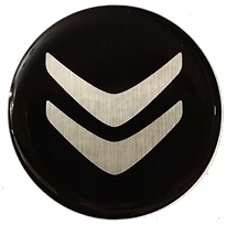 

Emblemat Logo Znaczek Srebrne-chrom 3D Citroen 70'
