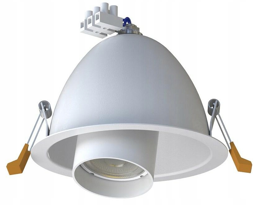 Podomítkové svítidlo Downlight Bílé 1xGU10 IP20 Stropní reflektor do domu