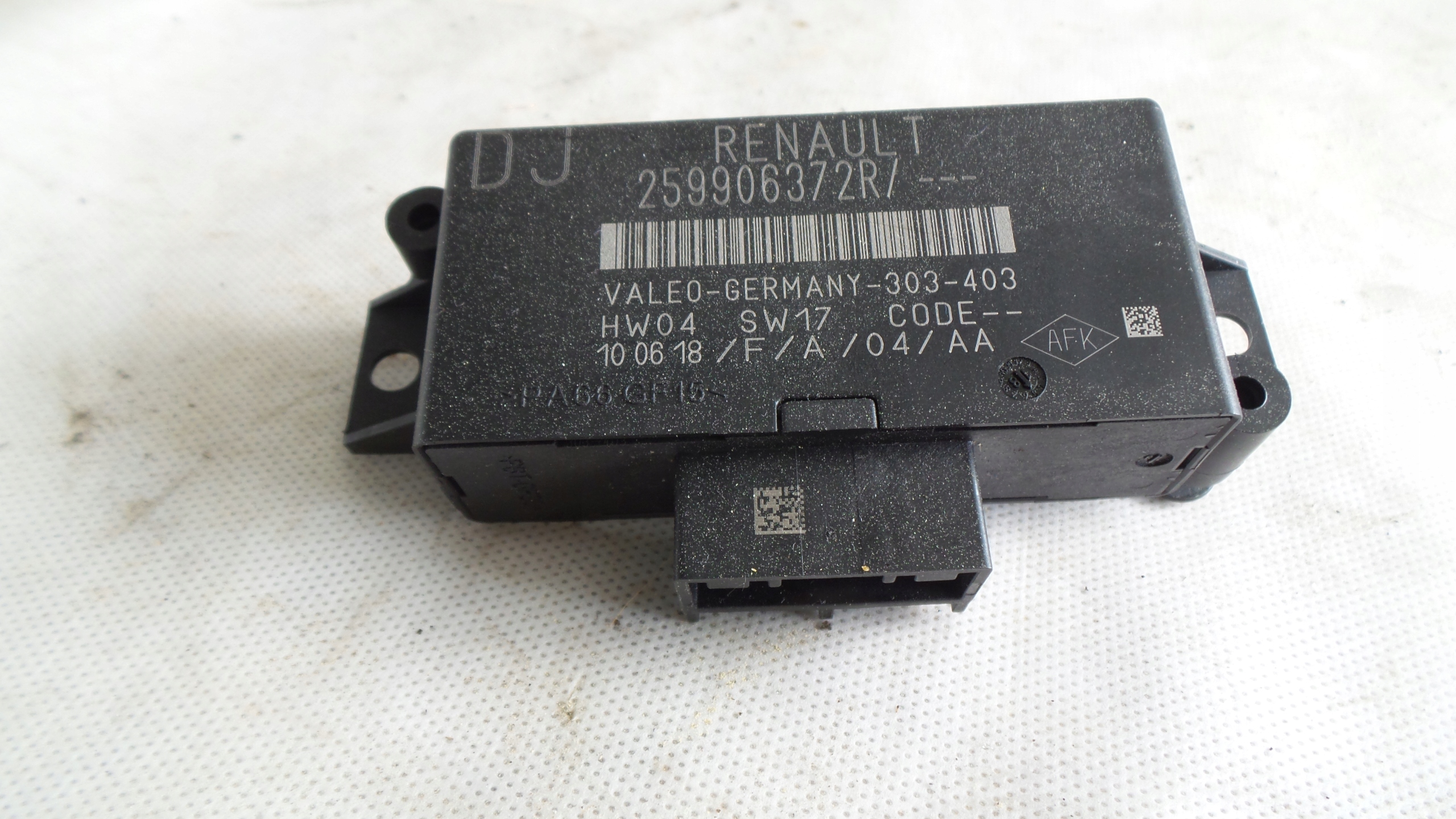 MODUŁ STEROWNIK TYLNY PDC 259906372R RENAULT ZOE 2019 ROK PAKTRONIKA