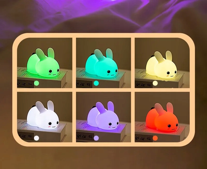 Lampka silikonowa króliczek+Pilot+kabel Tematyka, motyw Bajka