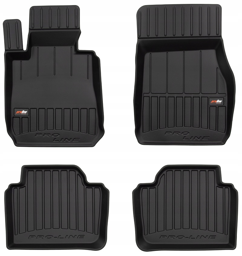 

Dywaniki Gumowe Bmw 3 F30 F31 2011-2018 Korytka 3D