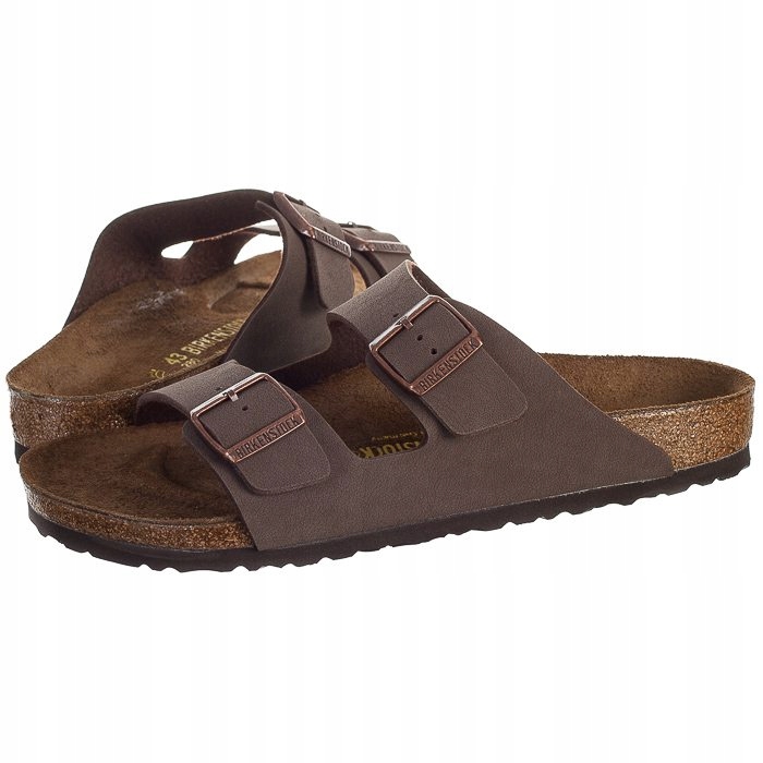 

Buty Męskie Klapki Birkenstock Arizona Nubuk Brąz