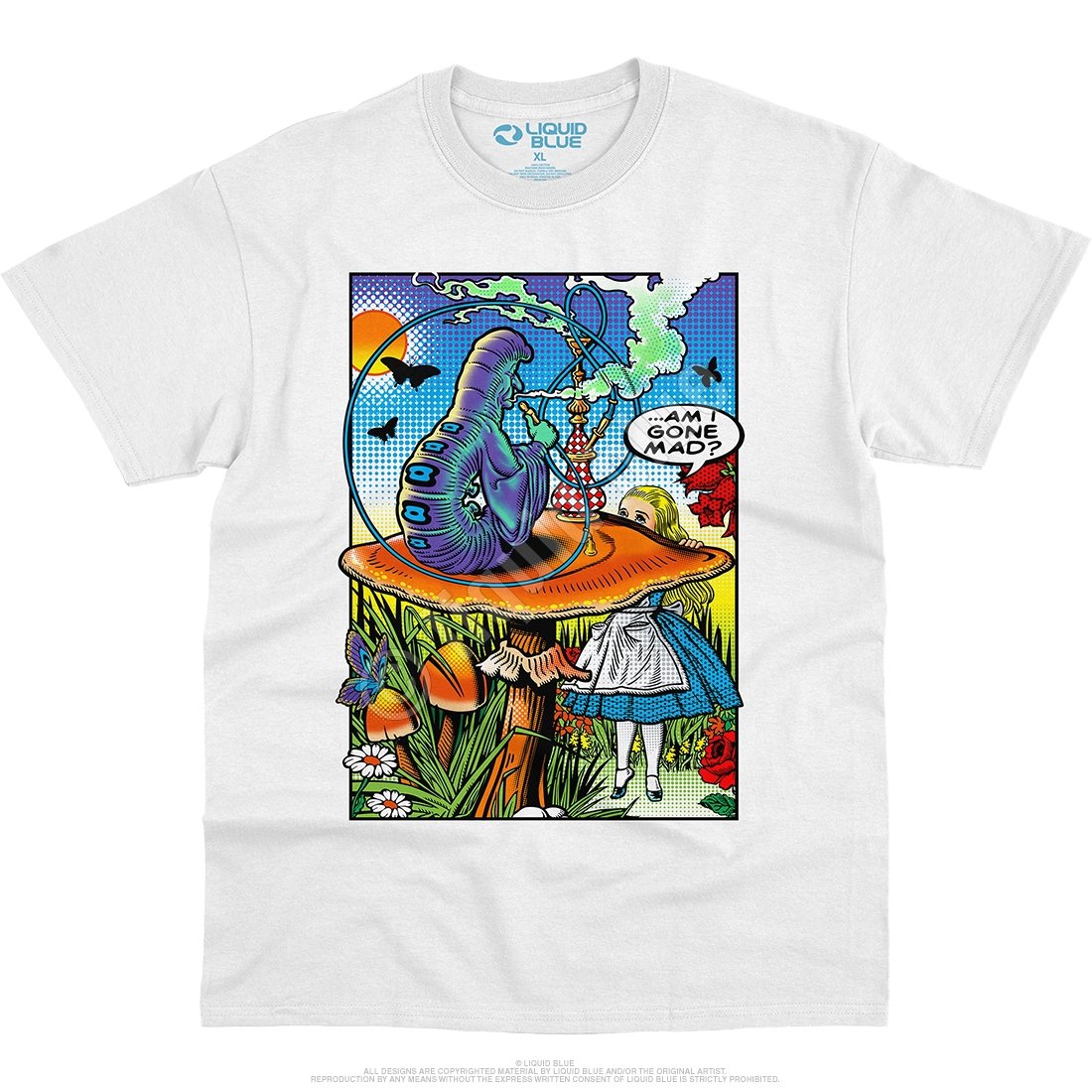 Alice Pop Art Liquid Blue L