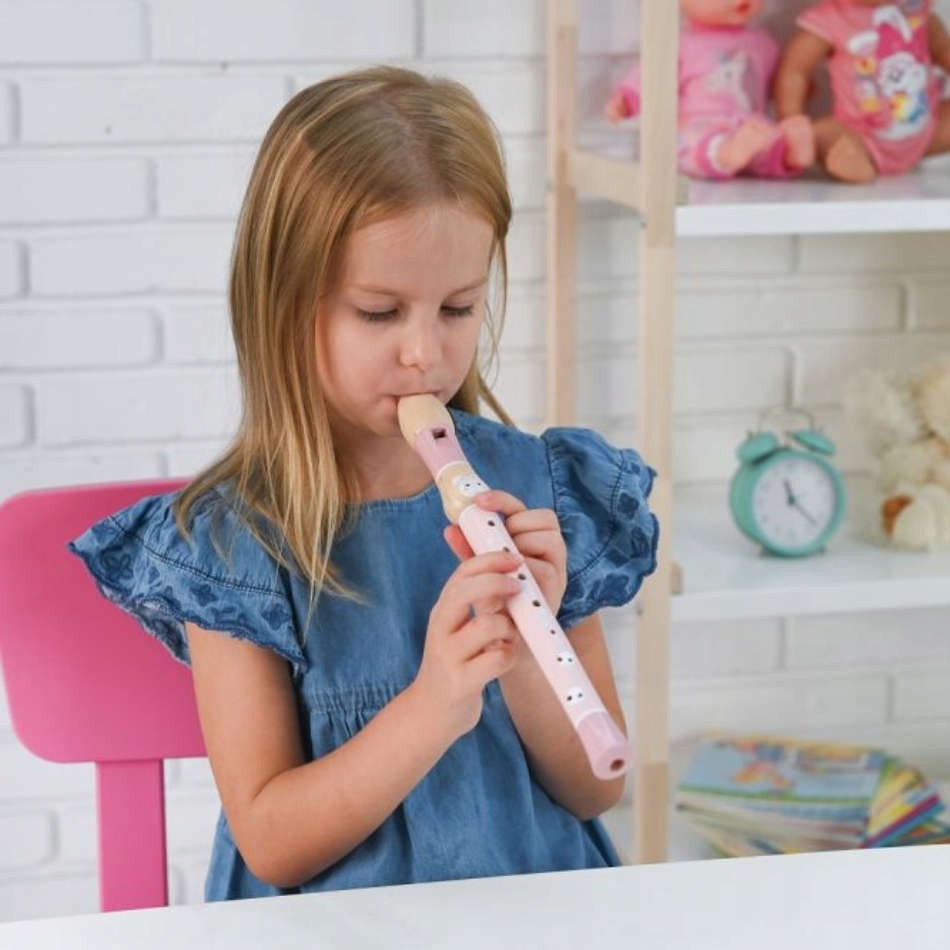 Prosty flet drewniany dla dzieci Adam toys Marka Adam Toys