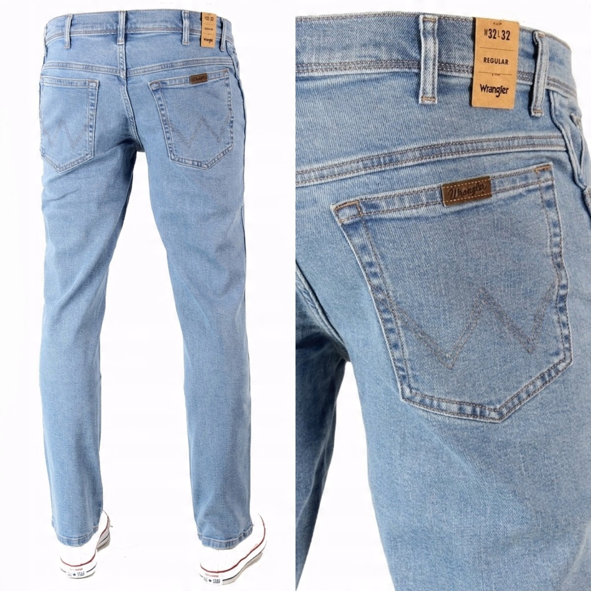 

Wrangler Regular Fit Jeansy Proste _ W44 L32