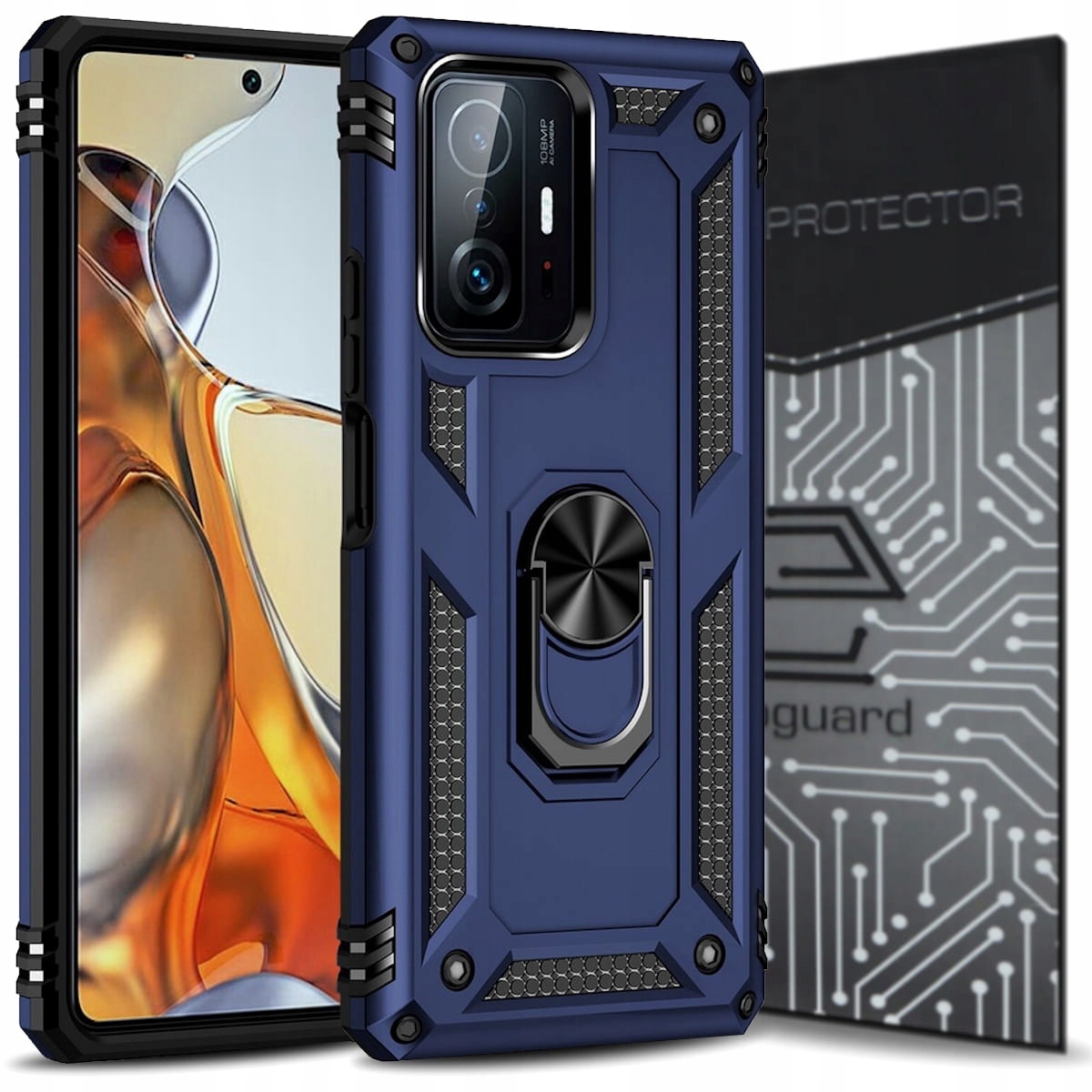 

Case Etui Pancerne+szkło do Xiaomi 11T 11T Pro