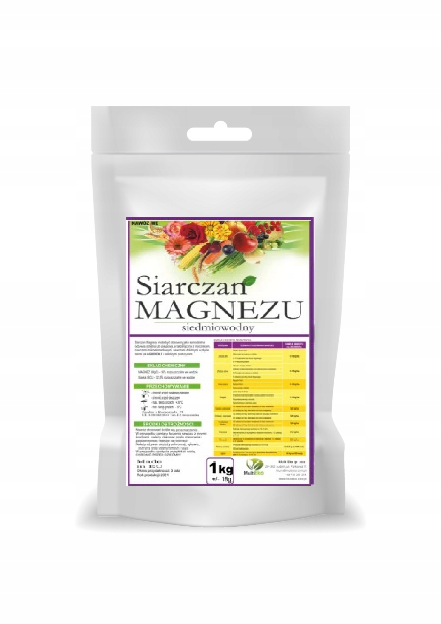 

Siarczan magnezu nawóz epsom 1 kg