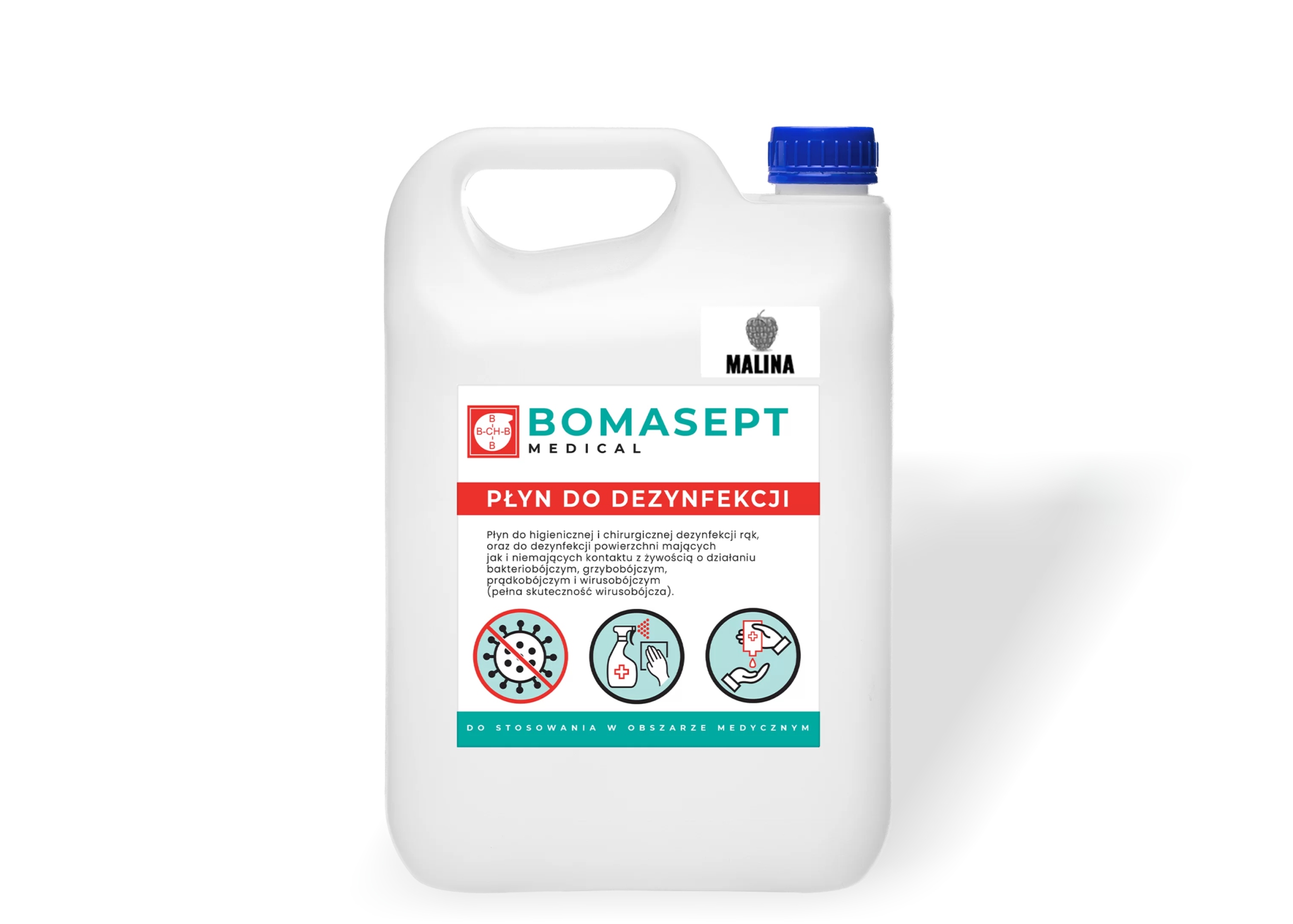 

Płyn do dezynfekcji Bomasept Medical malina 5L