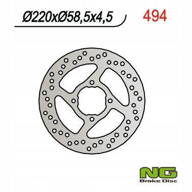 Ng Brzdový Kotúč Zadný Yamahayfs 200 Blaster '88-'07, Kodiak 400/450, Rapt
