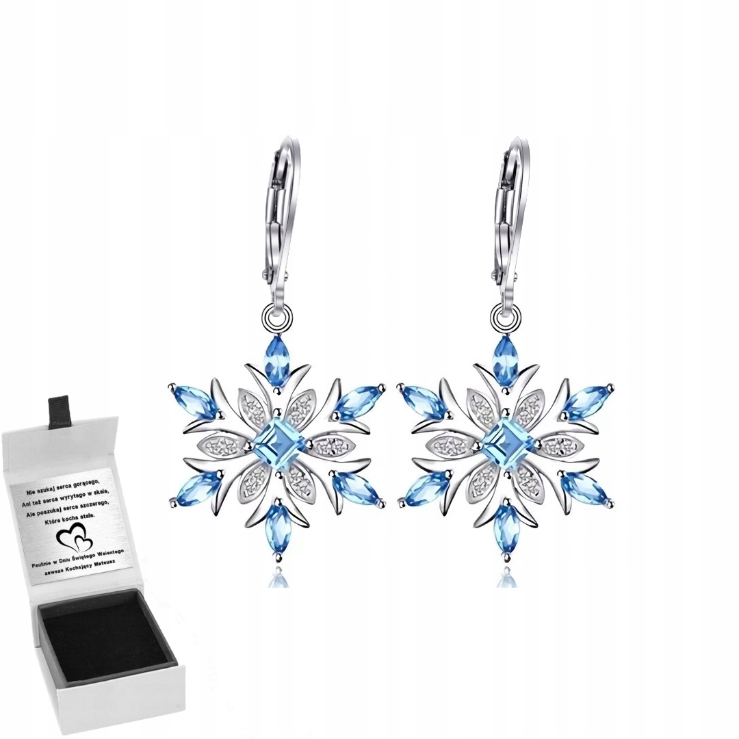 Stříbrné Náušnice Rhodiované Sněhové Koule Sněhové Vločky Na Vánoce Stříbro 925 Gravírování