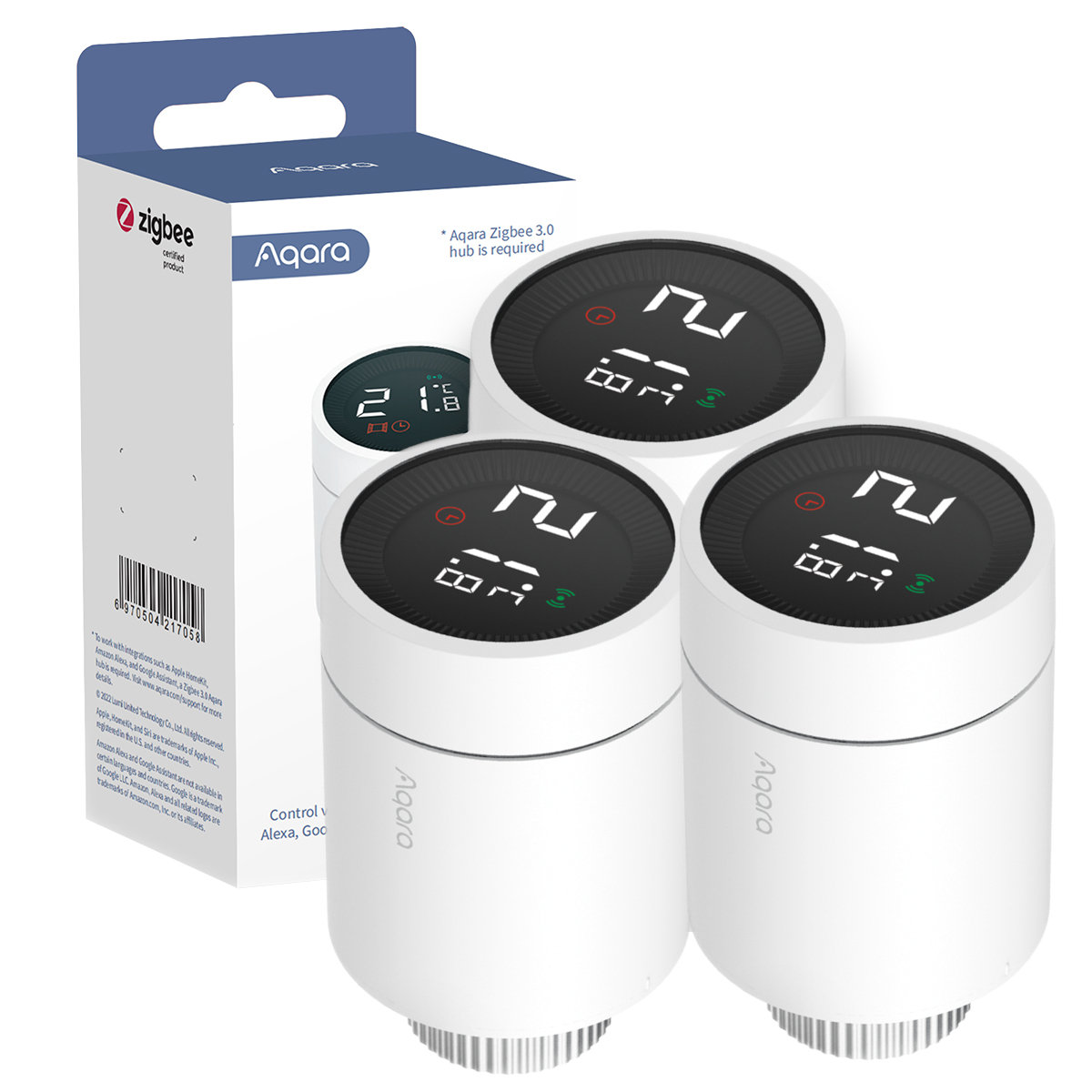 

3x Aqara E1 Termostatyczna Głowica Home Assistant