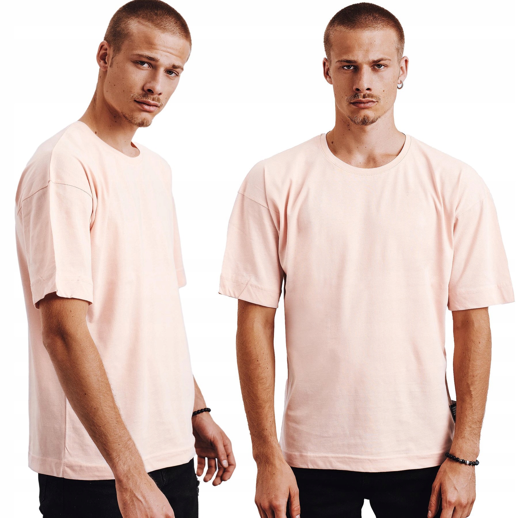 

Męska Koszulka T-shirt Bez Nadruku rx4599 - L