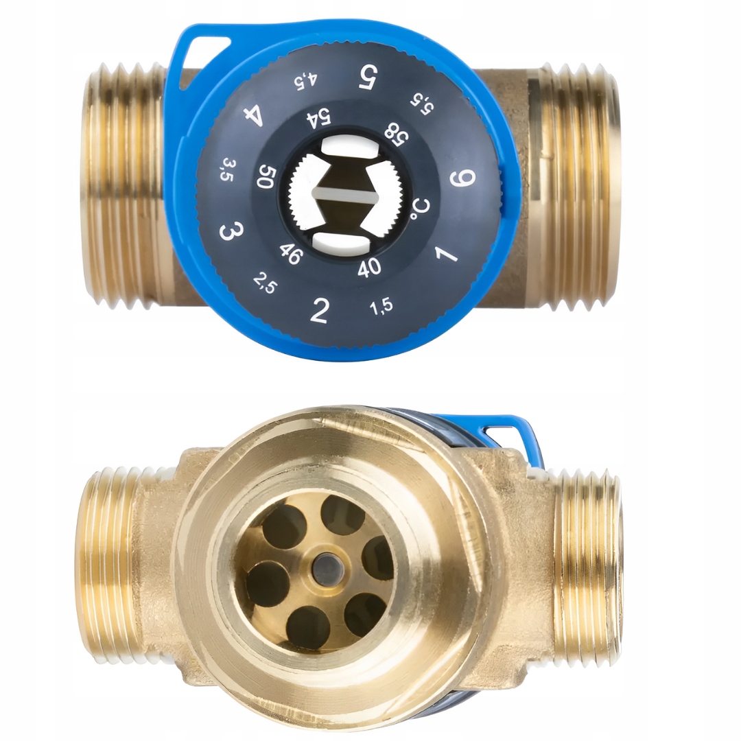 ZAWÓR TERMOSTATYCZNY MIESZAJĄCY MIESZACZ ATM 563 1" GZ CAL 35-60°C Kvs 2,5 Rodzaj zawór