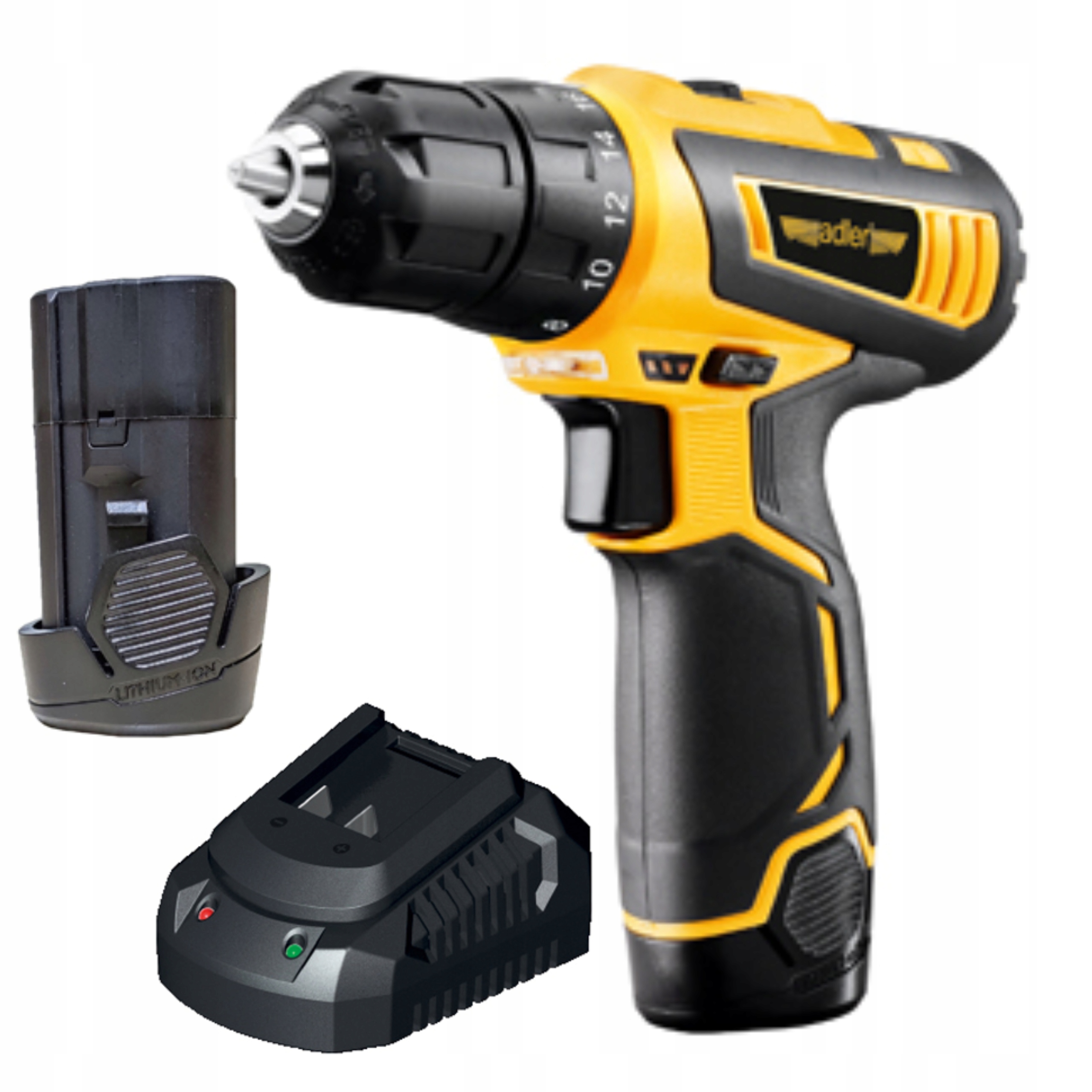 ДРИЛЬ ШУРУПОВЕРТ УДАРНИЙ БЕЗЩІТКОВИЙ ADLER 20V