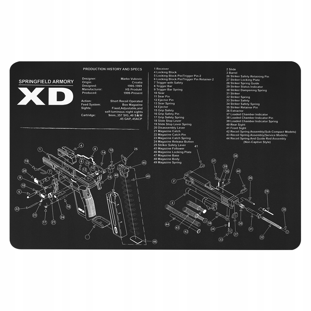 Mata do czyszczenia broni Springfield XD