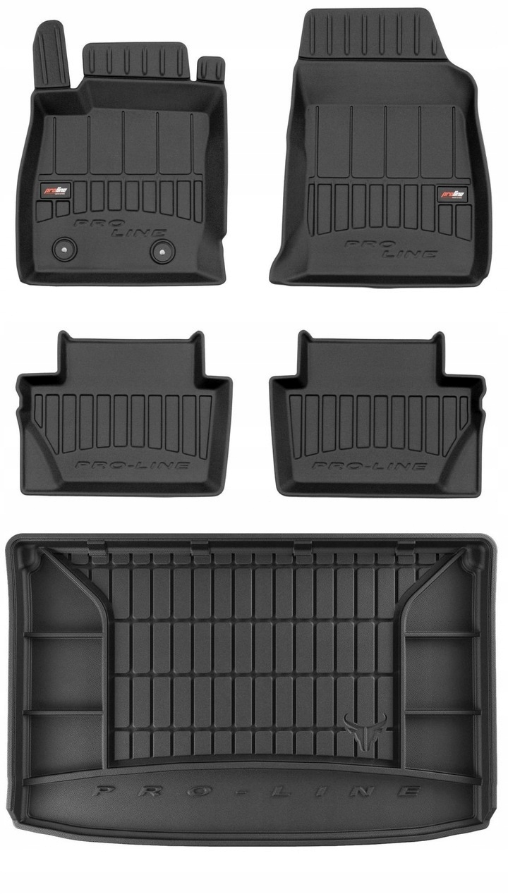 Set 3D Gumové rohože a rohože Ford EcoSport II od 2017-2022 g