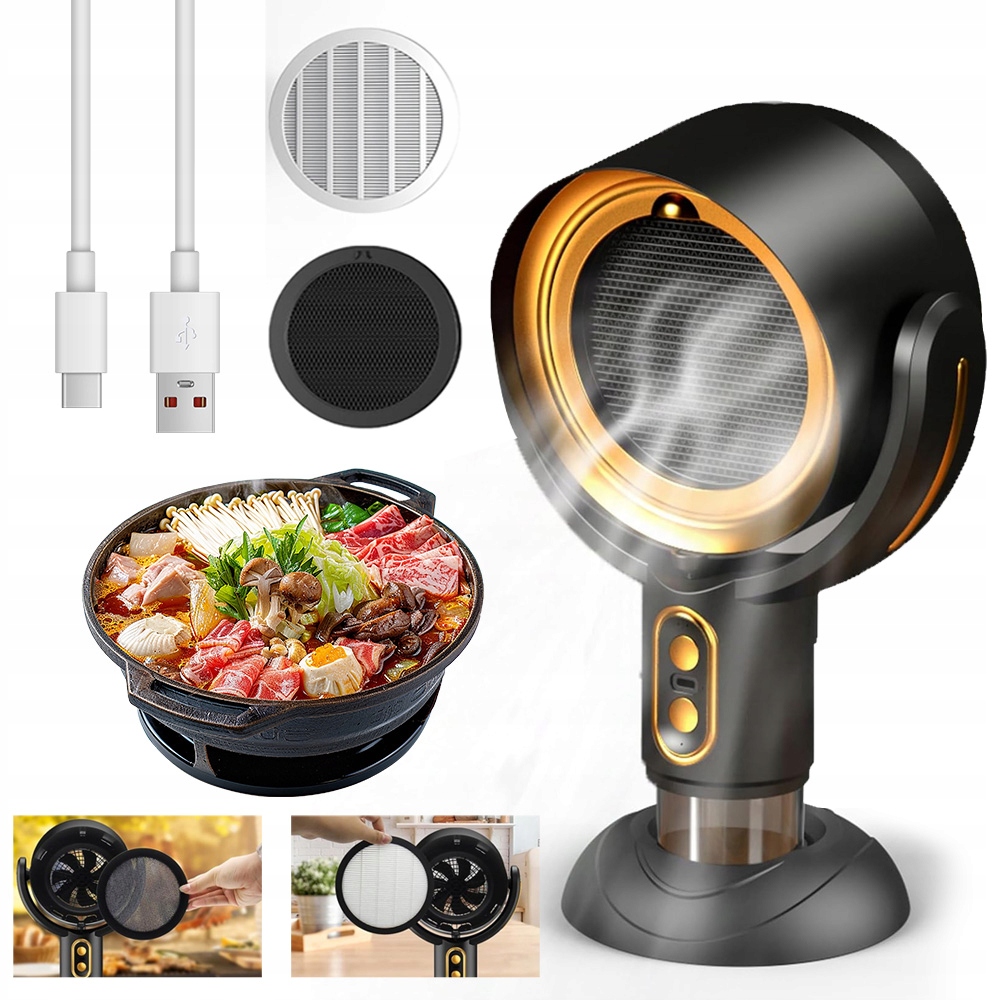 Przenośny Okap Kuchenny Do Gotowania, Mini Kaptur, Okap Biurkowy Do Domu