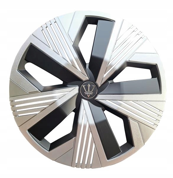 Kryty kol Evo Talco 15", stříbrno-černé sada 4ks