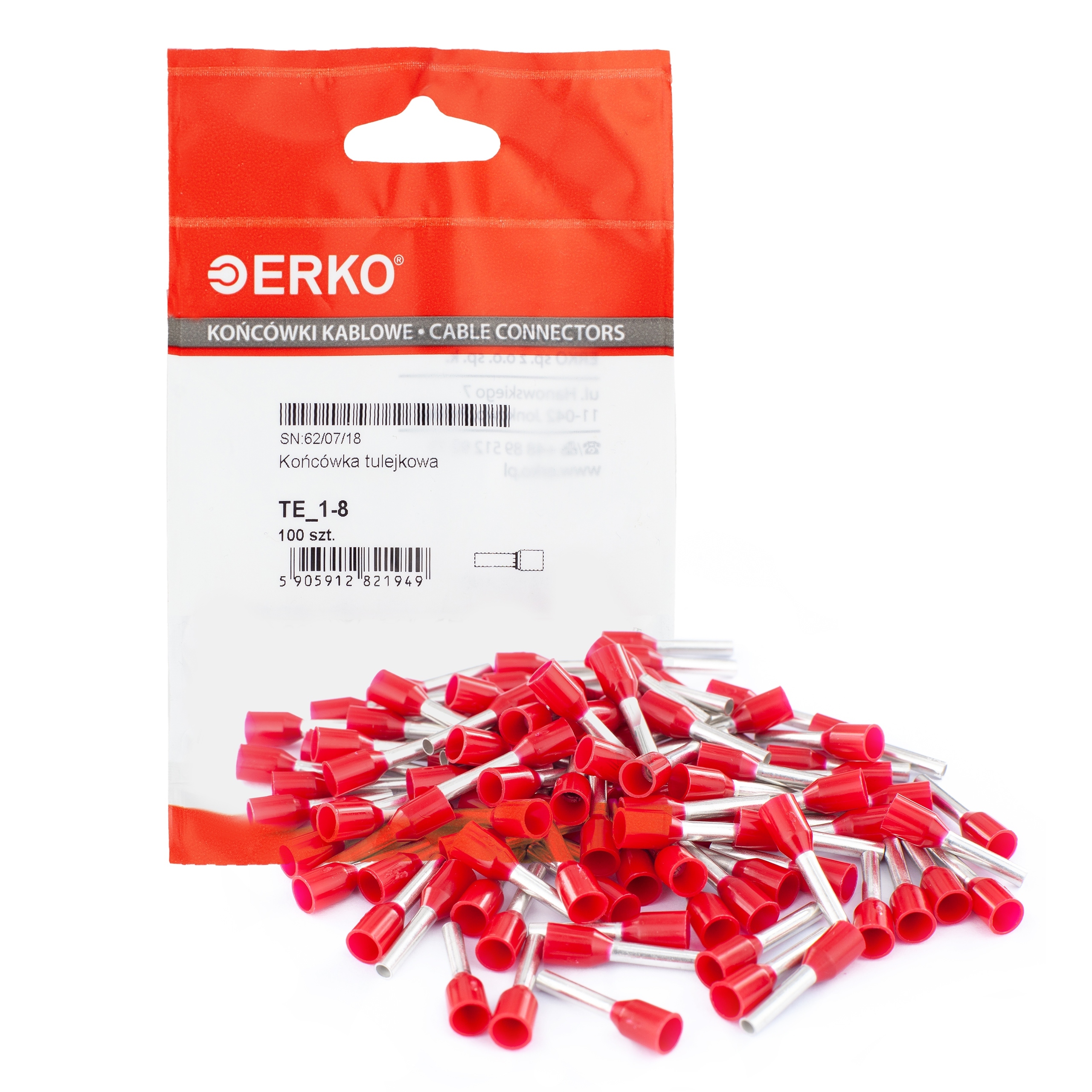 Tulejka izolowana kablowa tulejki izolowane 1 Liczba sztuk w ofercie 100 szt.