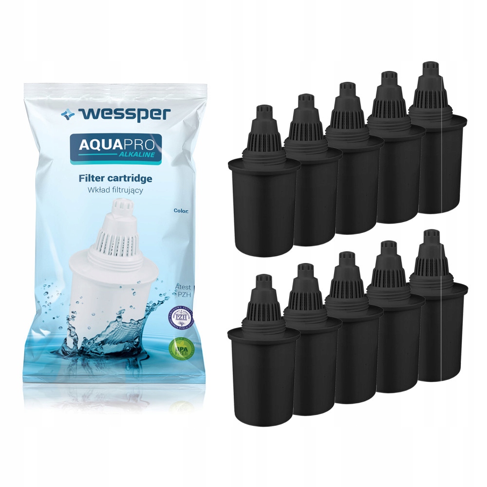 

10x Wkład Wody Dzbanka Wessper Alkaliczny 2 mies.