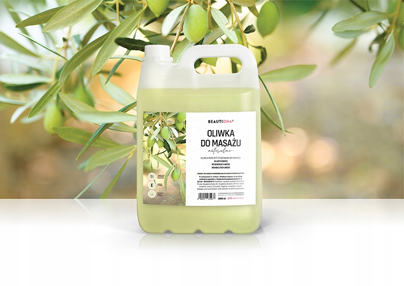 INTAI NATURALNA OLIWKA DO MASAŻU CIAŁA 5000 ML Opakowanie inny