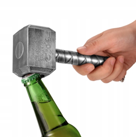 ОТКРЫВАЛКА ДЛЯ БУТЫЛОК ПИВА МОЛОТ ТОР ЦВЕТА ПОДАРОК