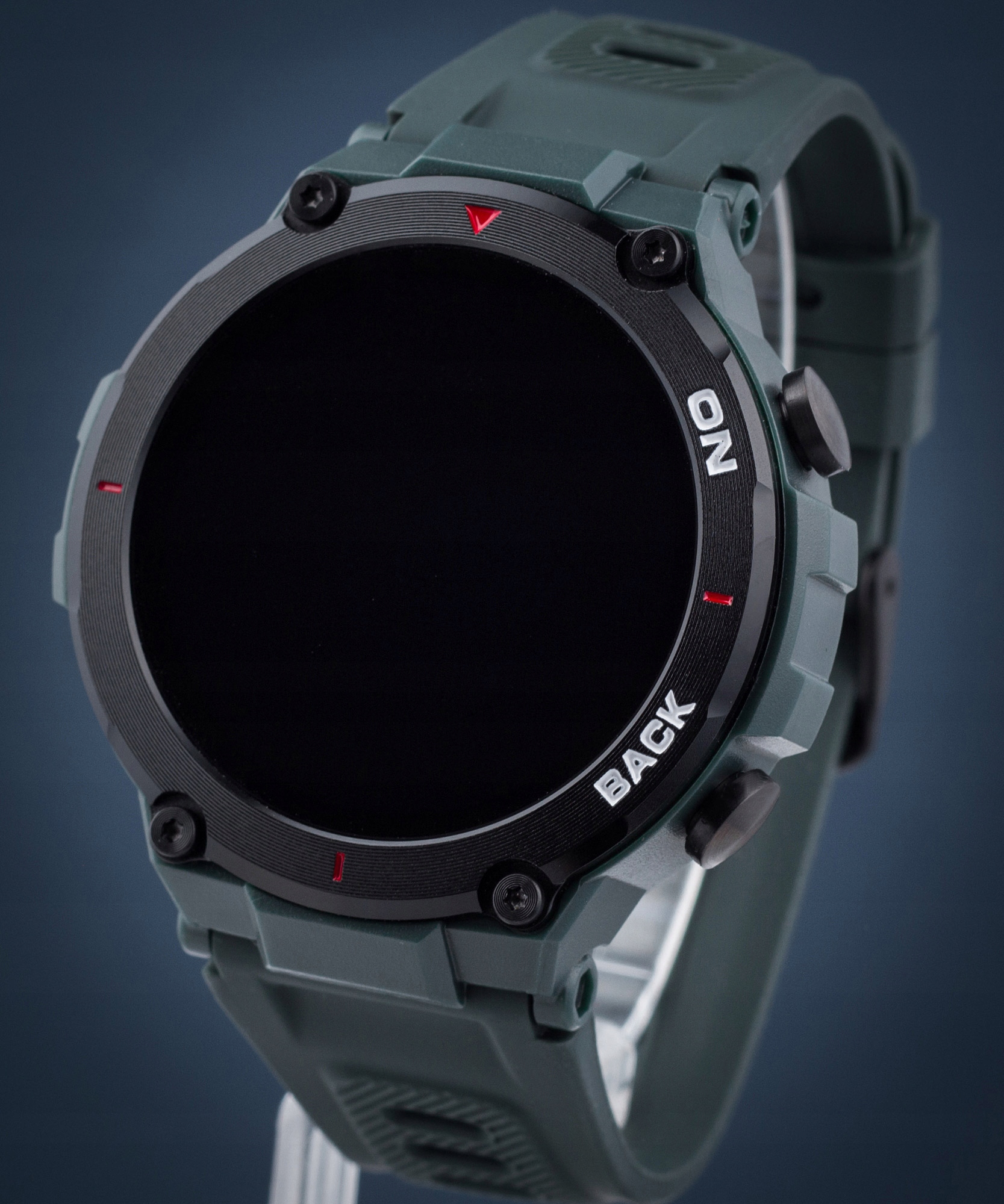 Smartwatch męski Garett GRS Zielony Multifunkcje Stan opakowania oryginalne