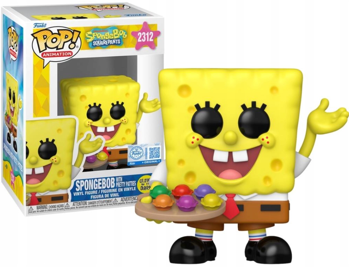 Funko Pop! Spongebob Pop Animation 2312 Bob s placičkami (gw)