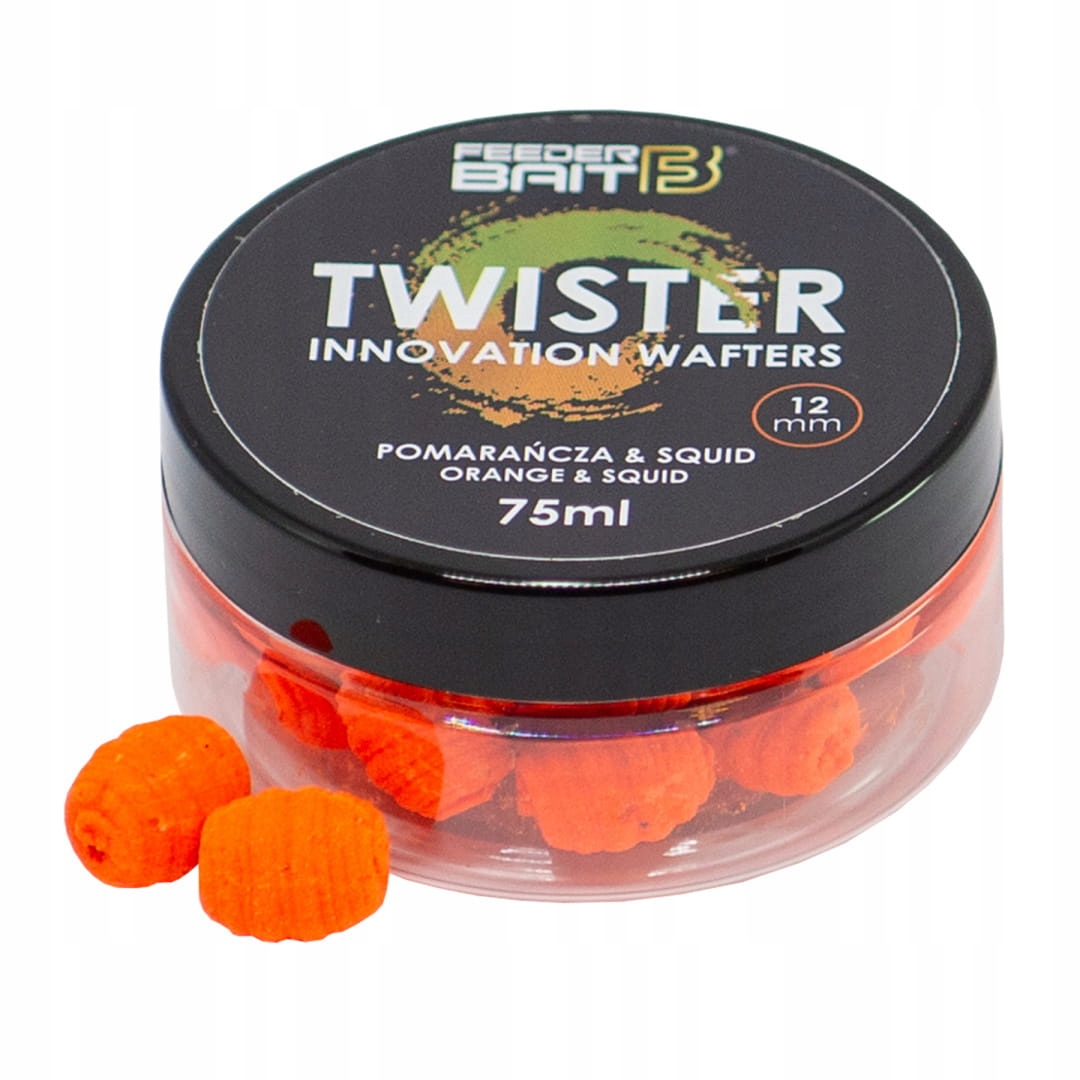 Dumbells Feeder Bait Twister Wafters 12mm Pomarańcza & Squid #771199