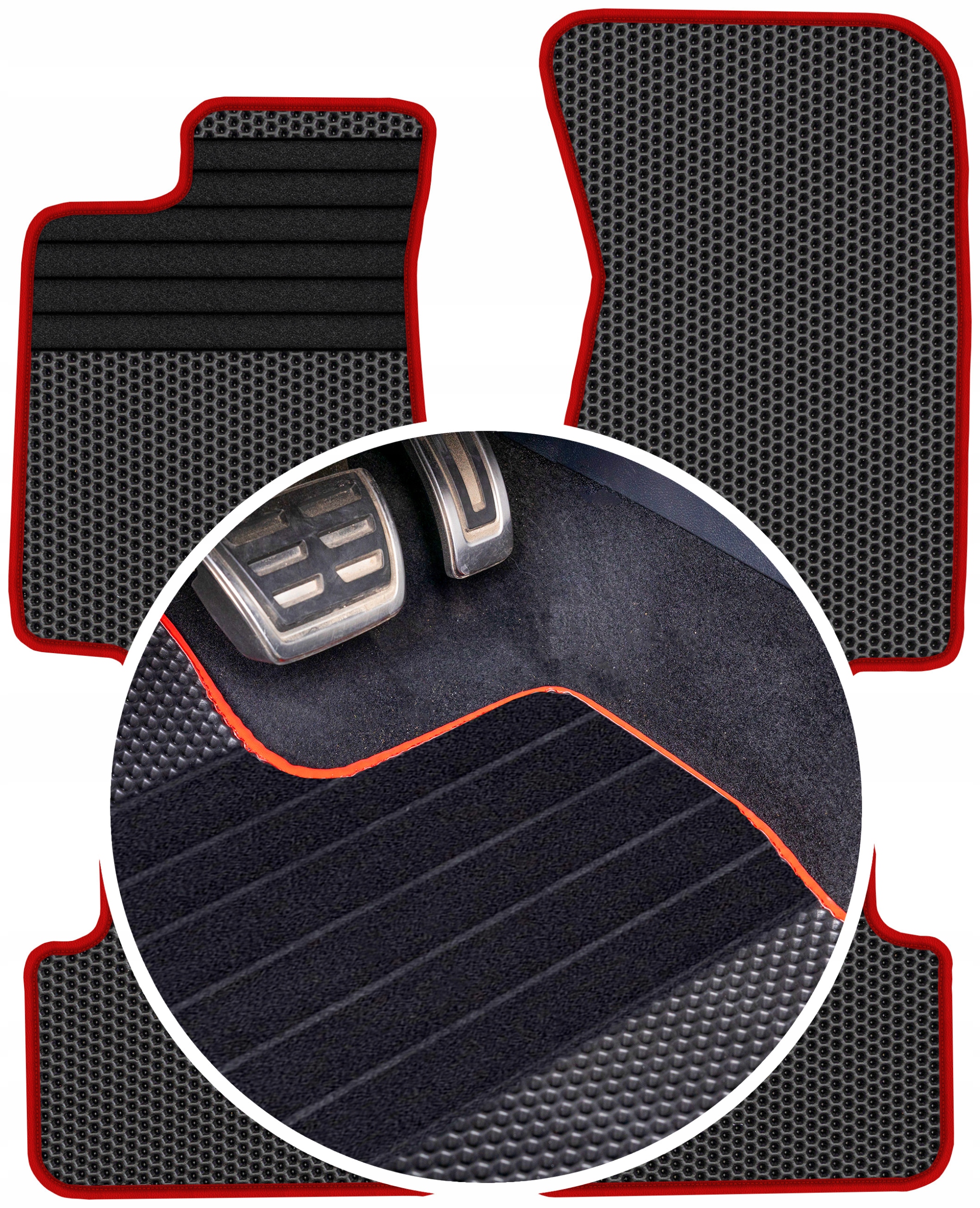 Jaguar XJ8 X350 Sd 2004-2007 Gumové rohože Eva Eternity Plátky Medu