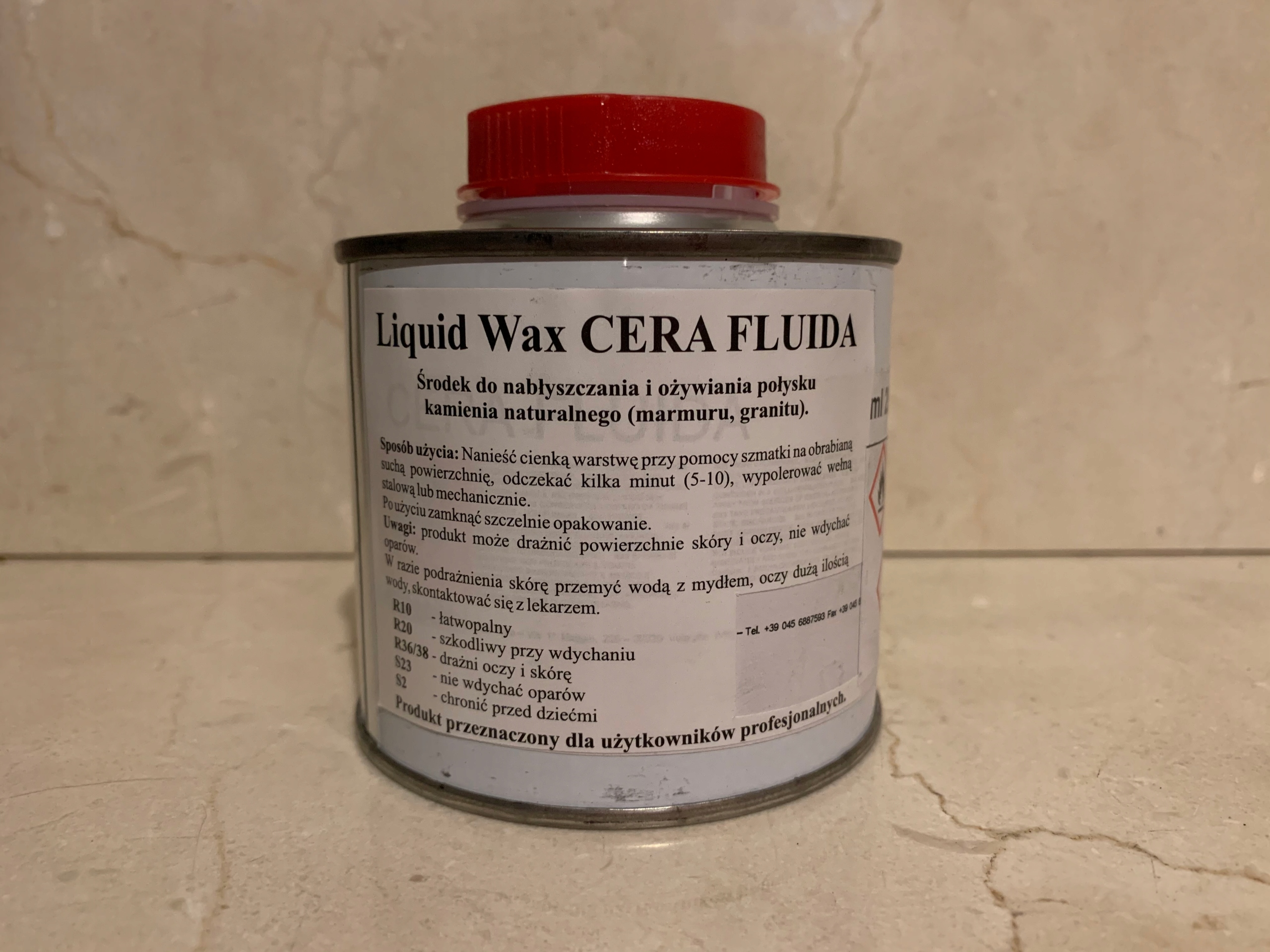 

Tenax Cera Fluida Wosk Do Granitu Marmuru 250ml