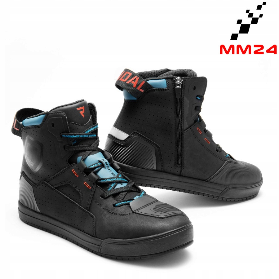 Motocyklové Topánky Rebelhorn Vandal II Kožené Mestské Krátke Tenisky 42