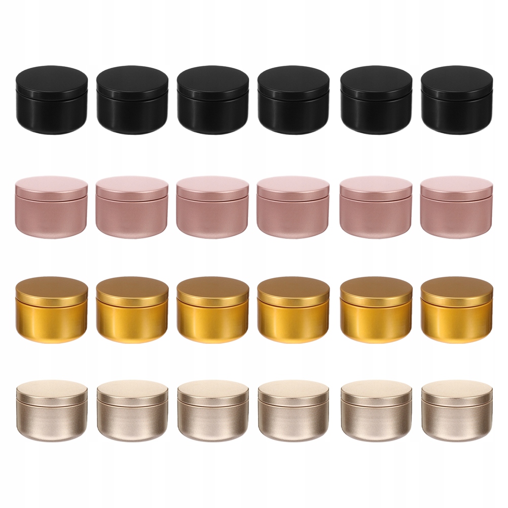 PUSTY SŁOIK NA ŚWIECĘ METALOWY POJEMNIK NA ŚWIECE