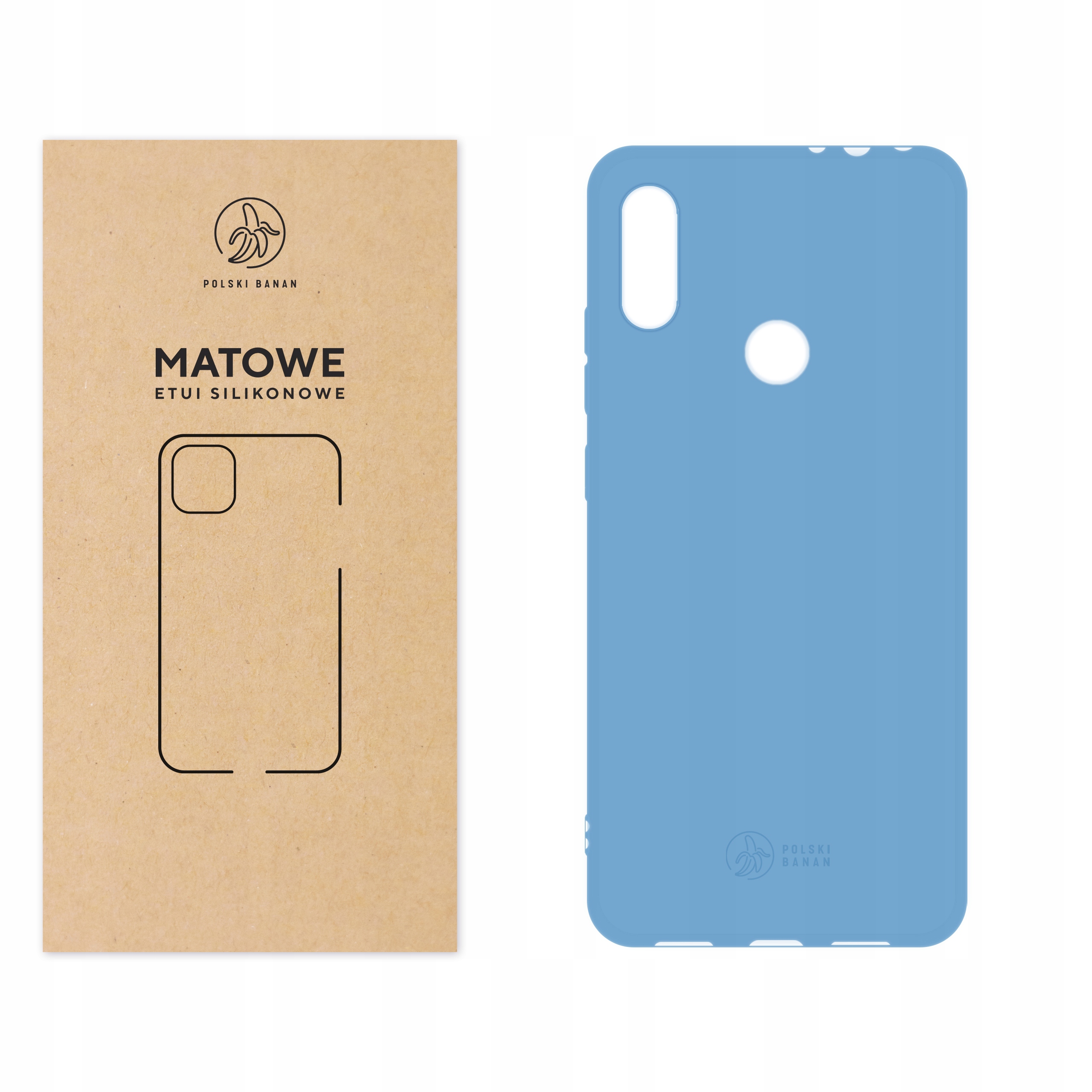 

Etui Matowe do Xiaomi Redmi Note 7 błękitne