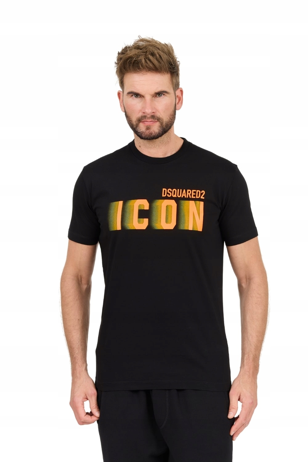 DSQUARED2 Černé tričko Icon Blur Cool Fit Tee M