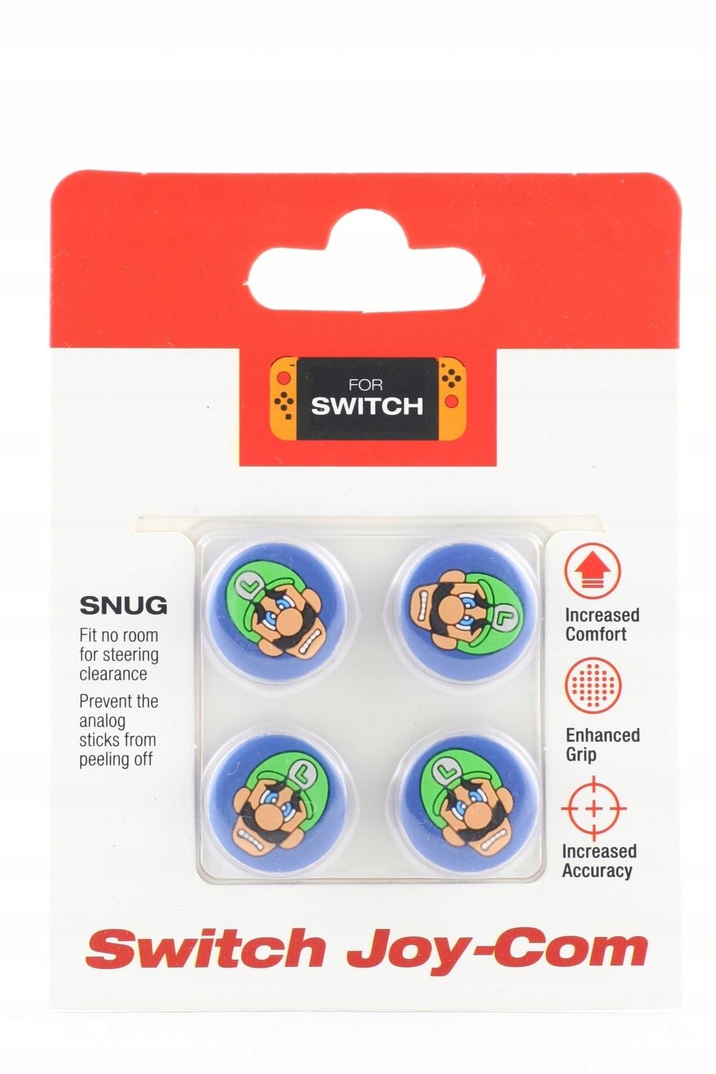 NAKŁADKI GUMKI ANALOGI NA NINTENDO SWITCH / NS OLED LITE MARIO LUIGI 4x