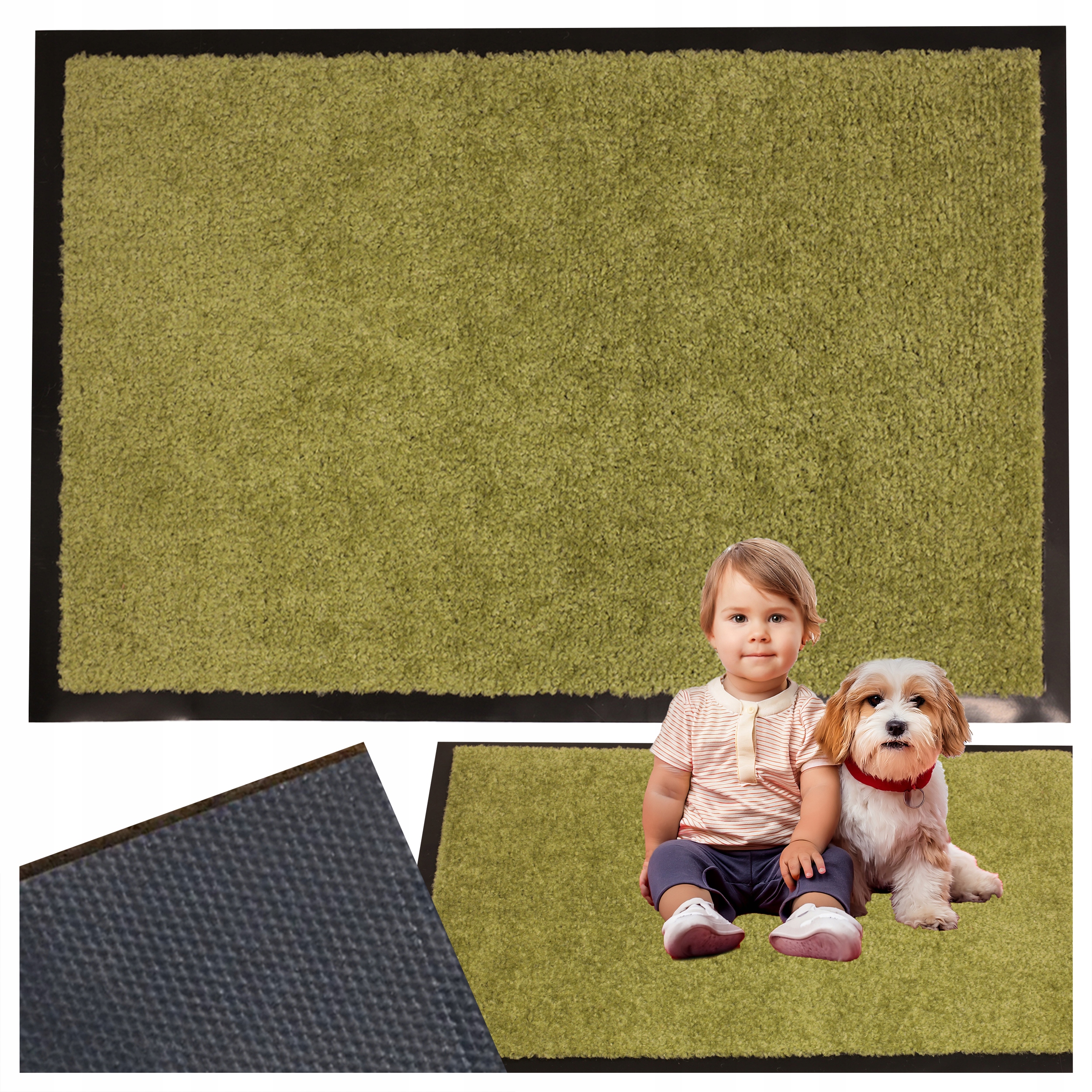 Rohožka pod dveře do chodby Gumová Venkovní Vstupní Velká 90 X 150 CM