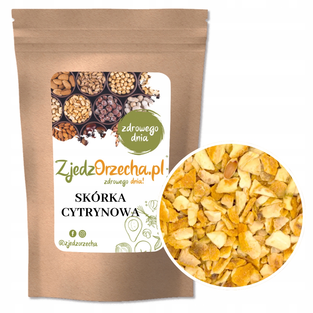 Levně Citronová Kůra sušená 5x5 mm Velkoobchod 25 kg