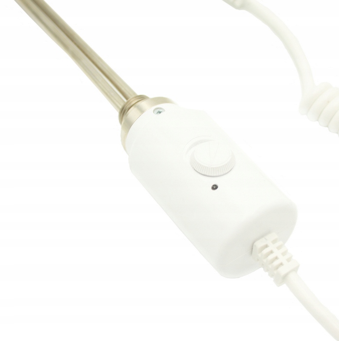 Elektrický Ohřívač Pro Radiátor 1200 W, Bílé Kulaté Pouzdro (GL02.1200 Wh)