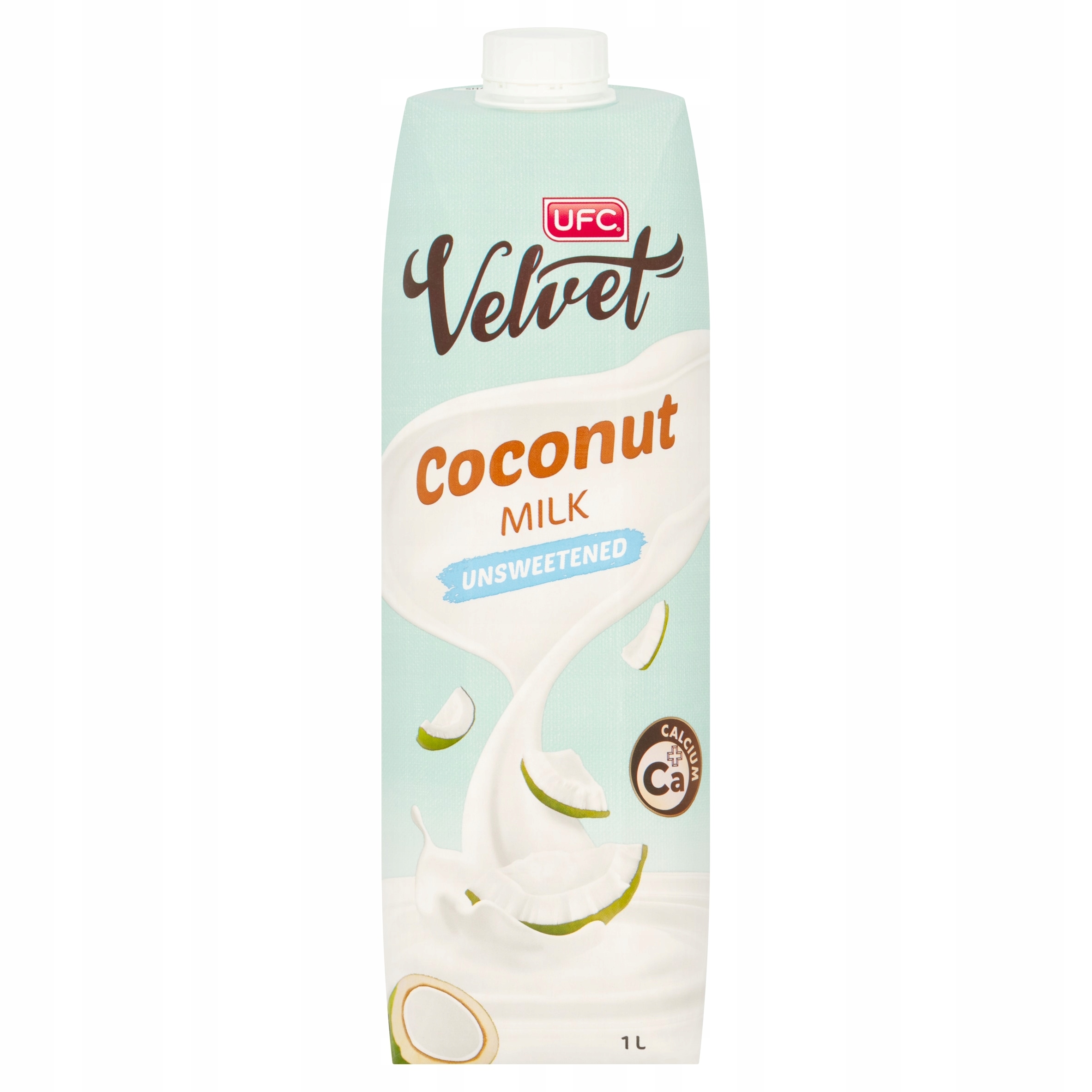 UFC Velvet Unsweetened Coconut Milk 1L, Imported from Britain