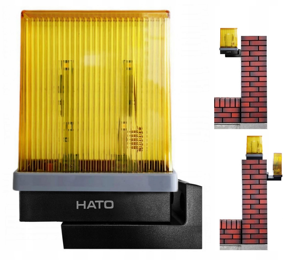 Výstražná Led Lampa Pro Pohony anténa 12-230V L03 Oranžová