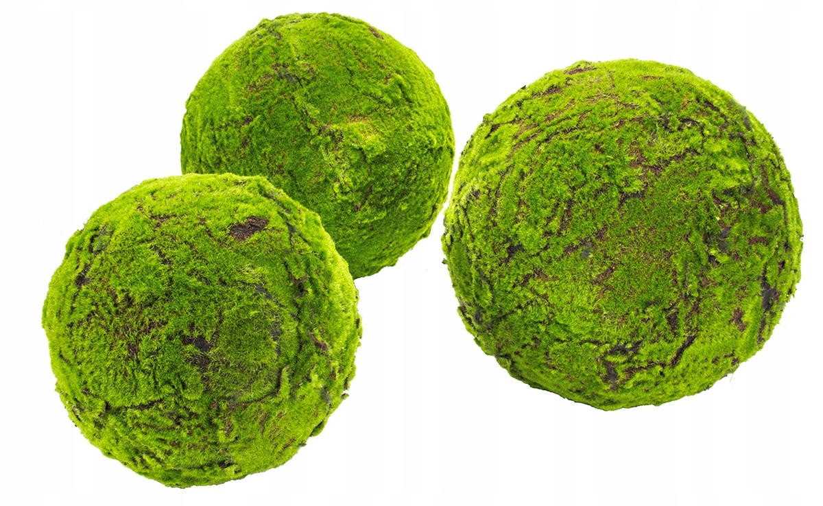 Dekoracyjna kula z mchu o średnicy 35 cm Szerokość produktu 35 cm