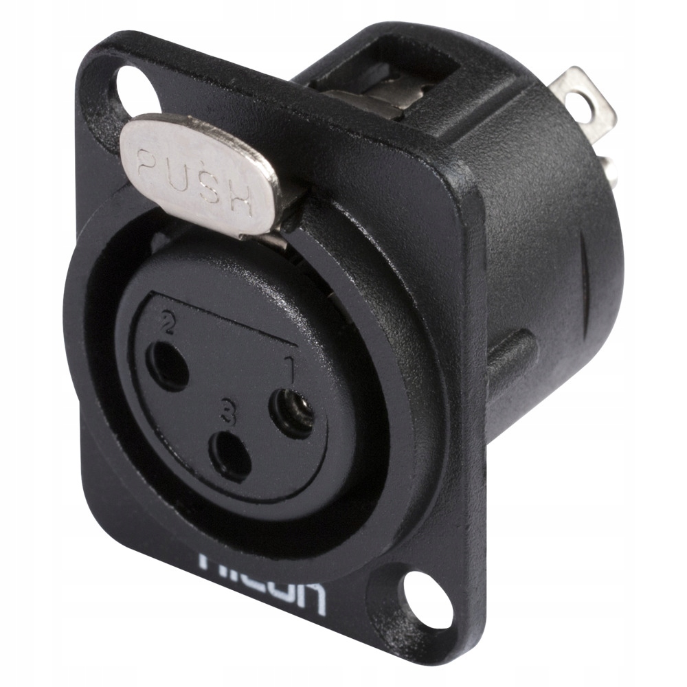 Wtyk XLR 3pin żeńskie Hicon HI-X3DF-M