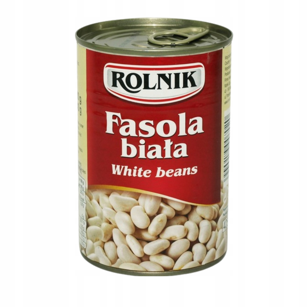 FASOLA BIAŁA KONSERWOWA 425 ml Rolnik x 12 puszek EAN (GTIN) 5900919007020