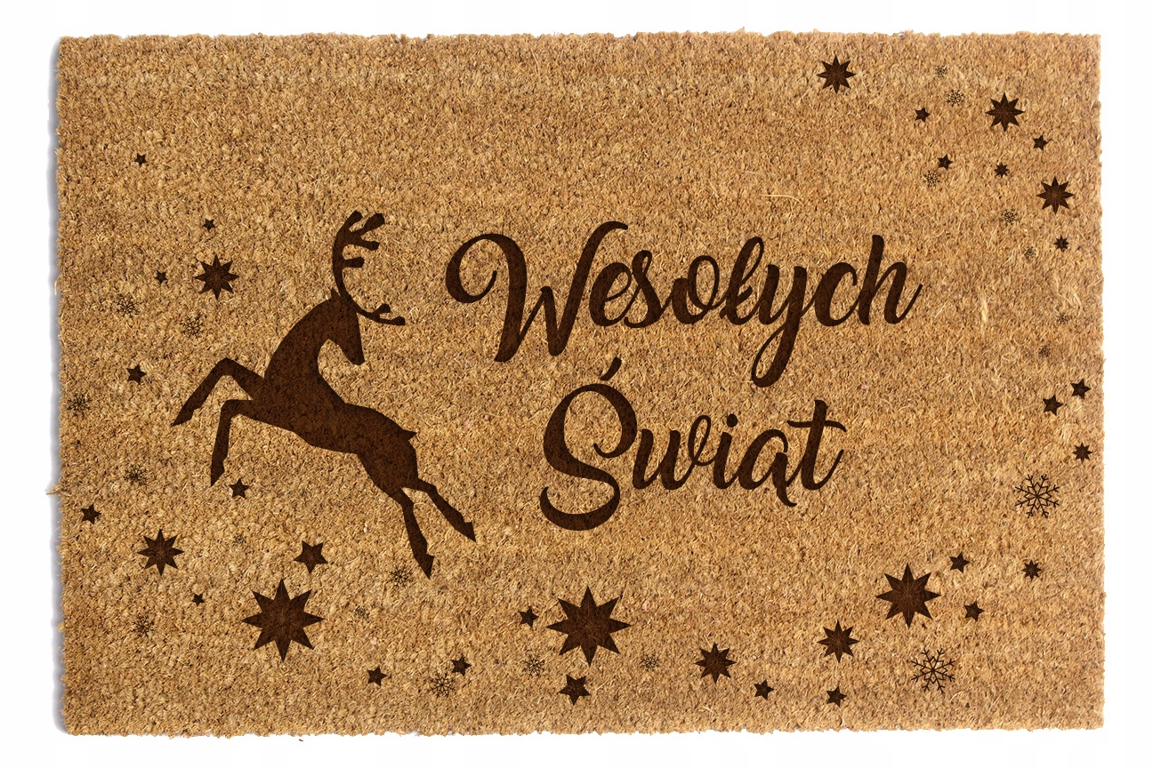 Stěrač Pod Dveře „Veselé Vánoce“ 60x90 cm