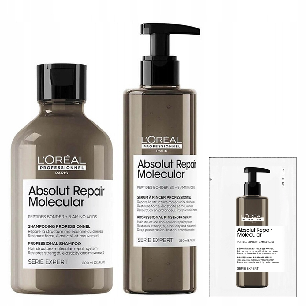 Loreal Absolut Repair Molecular Serum šampon sada dárek
